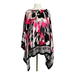 Lane Bryant Satin Boho Blouse Shirt Top Fairy Festival Hippie  Hankie 14 - 20